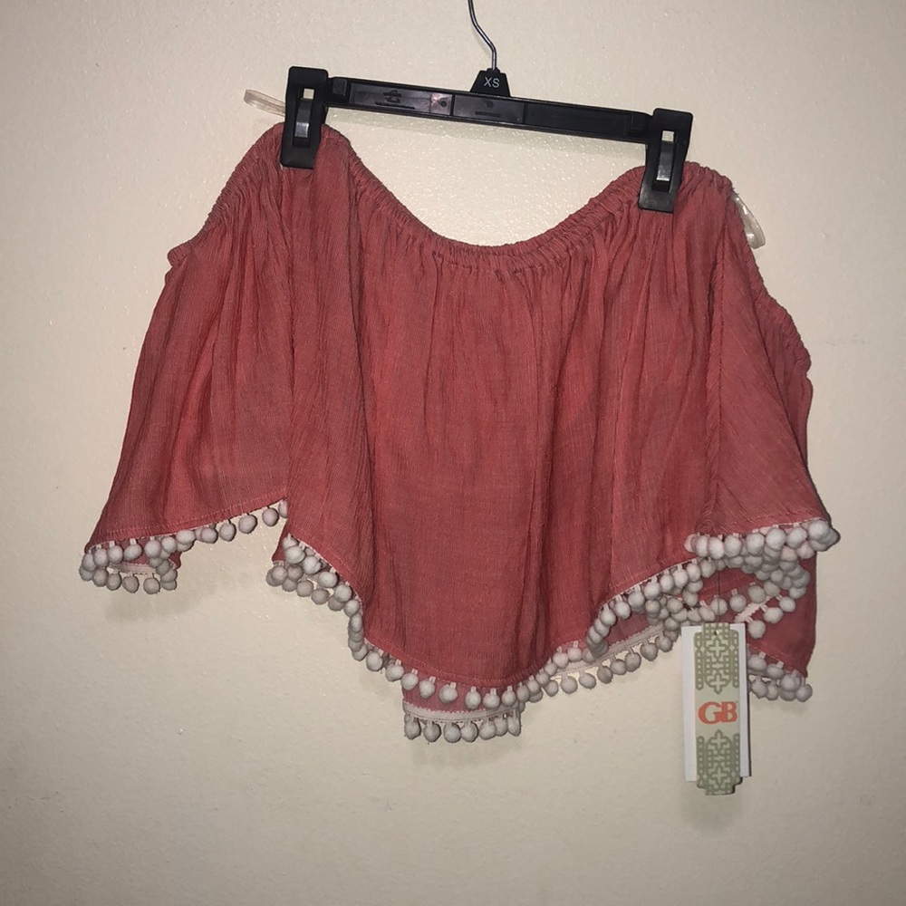 Off the shoulder flowy top